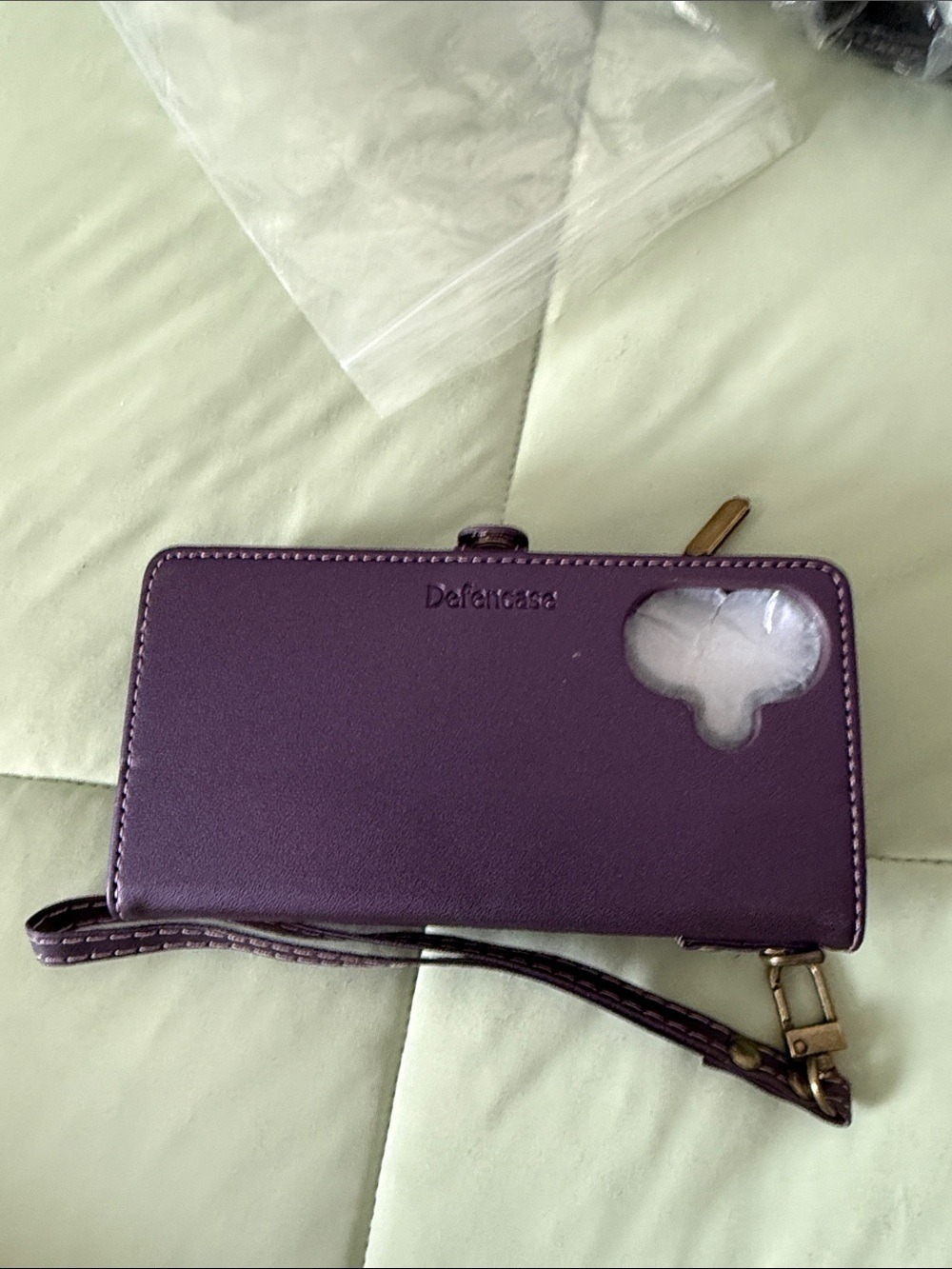 Defuncase Purple Wristlet Phone Wallet. New 🆕